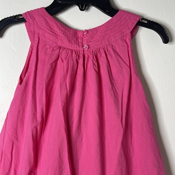 Mini Boden Sundress Size 9-10Y Pink Floral Appliqué Sleeveless - Picture 5 of 9